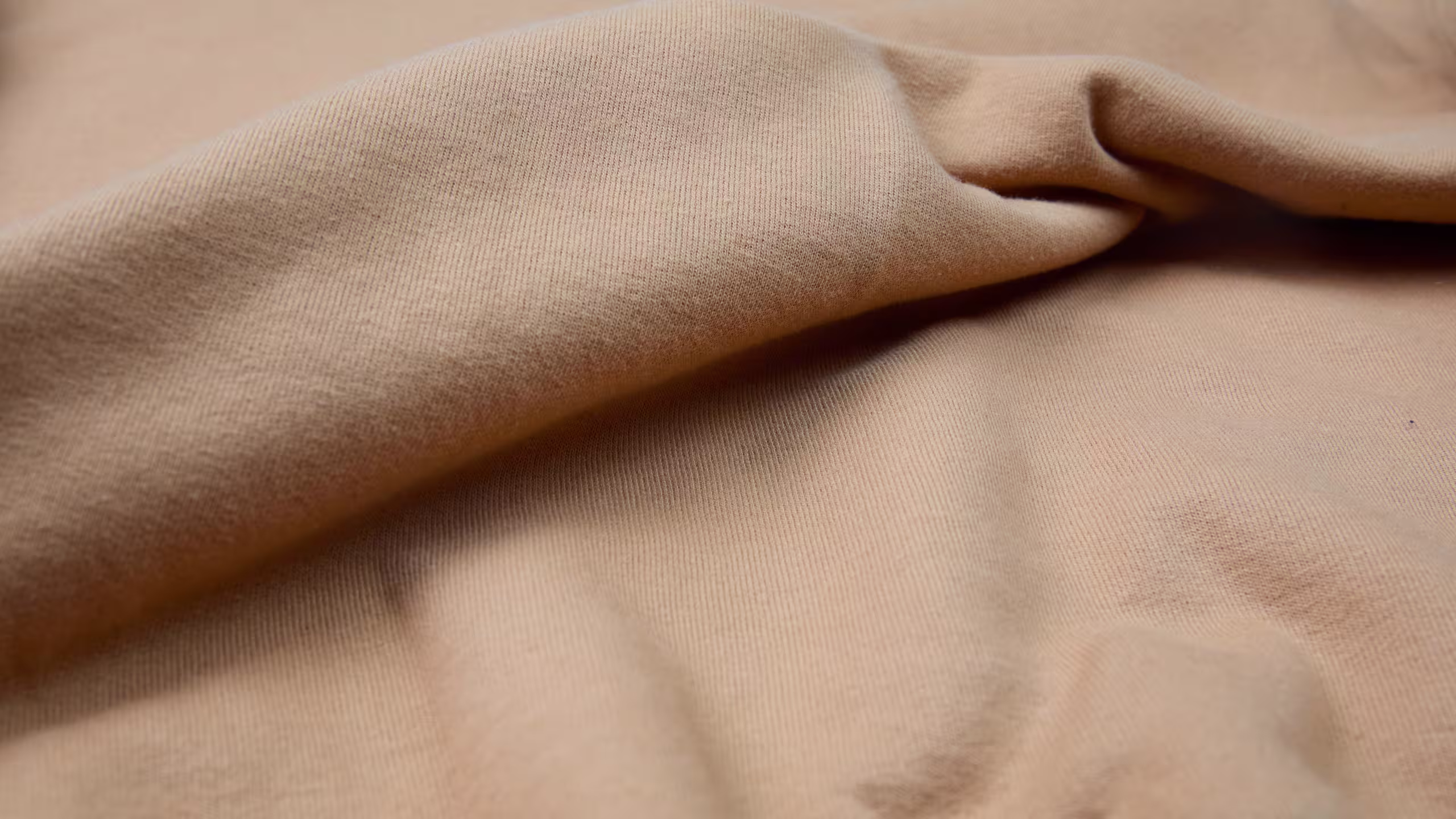 close up of a tan hoodie