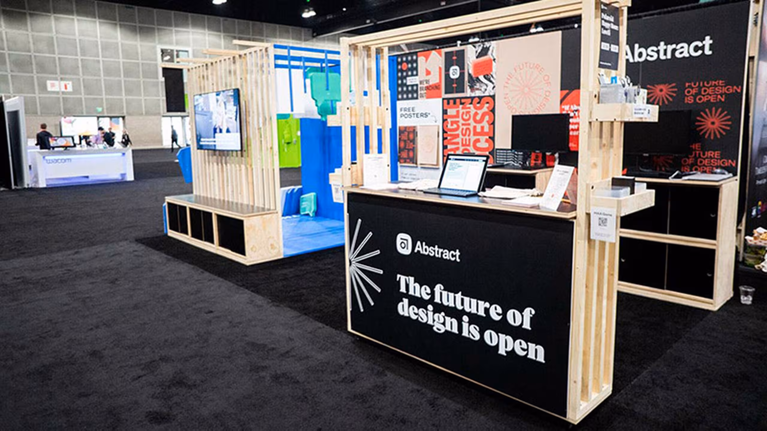 Abstract booth