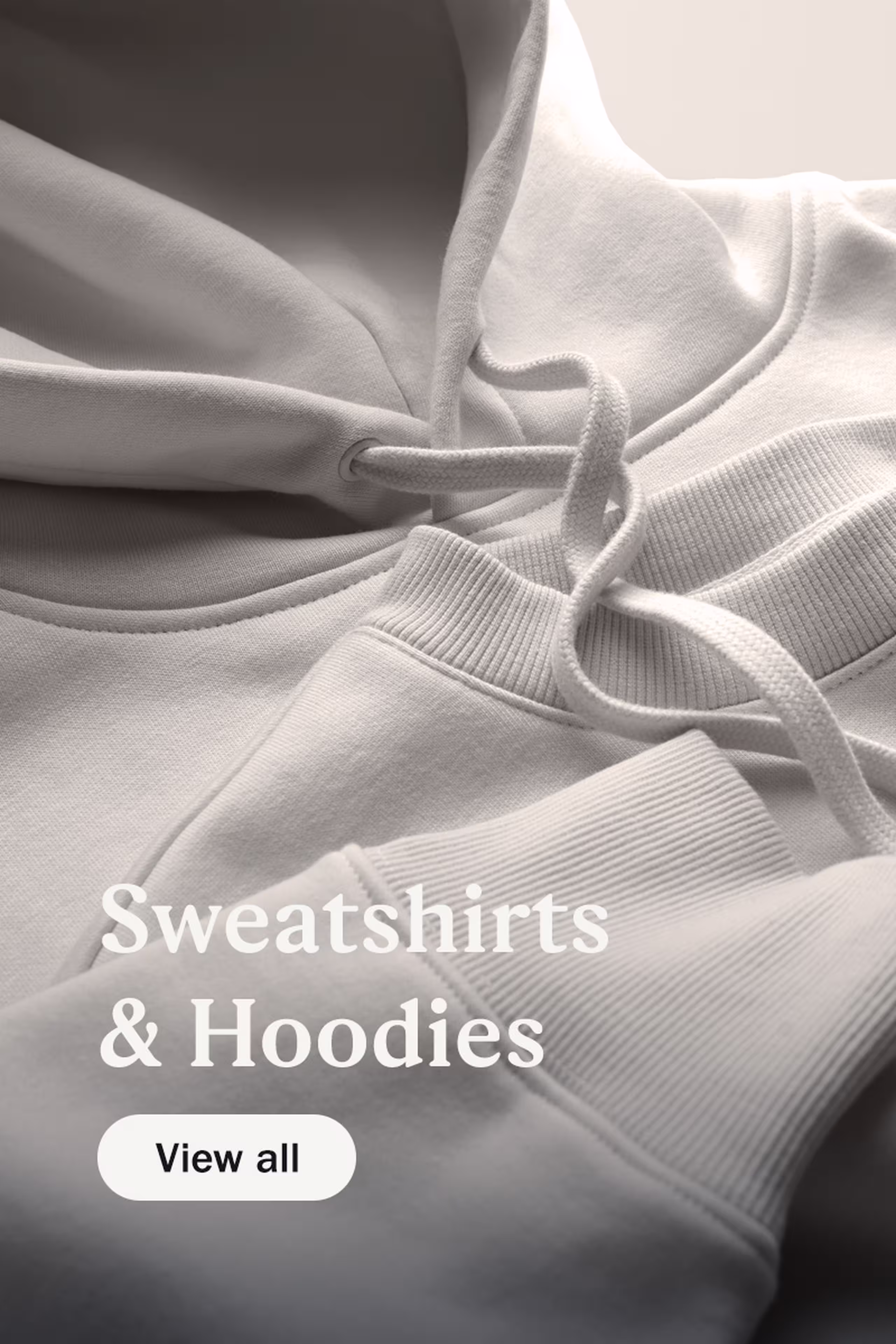 Sweatshirts & Hoodies - View all - Hoodies and Crewneck sweatshirts laying flat on top of each other