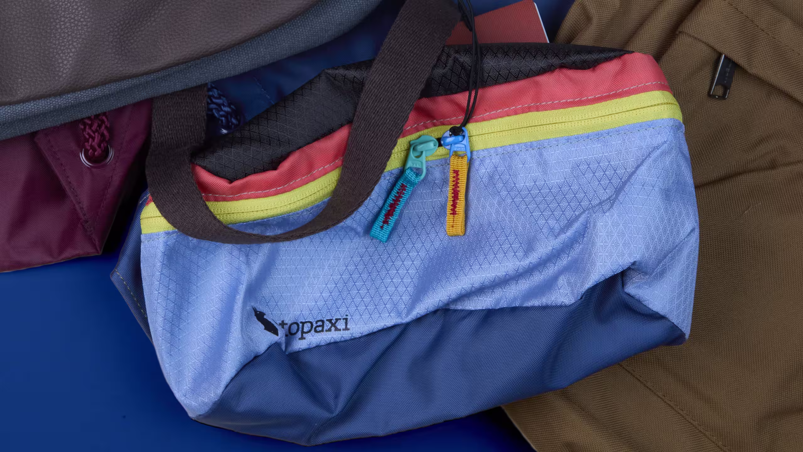 close-up of a cotopaxi bag