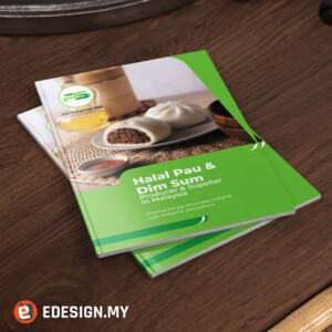 Company profile design for frozen food business in Selangor Malaysia