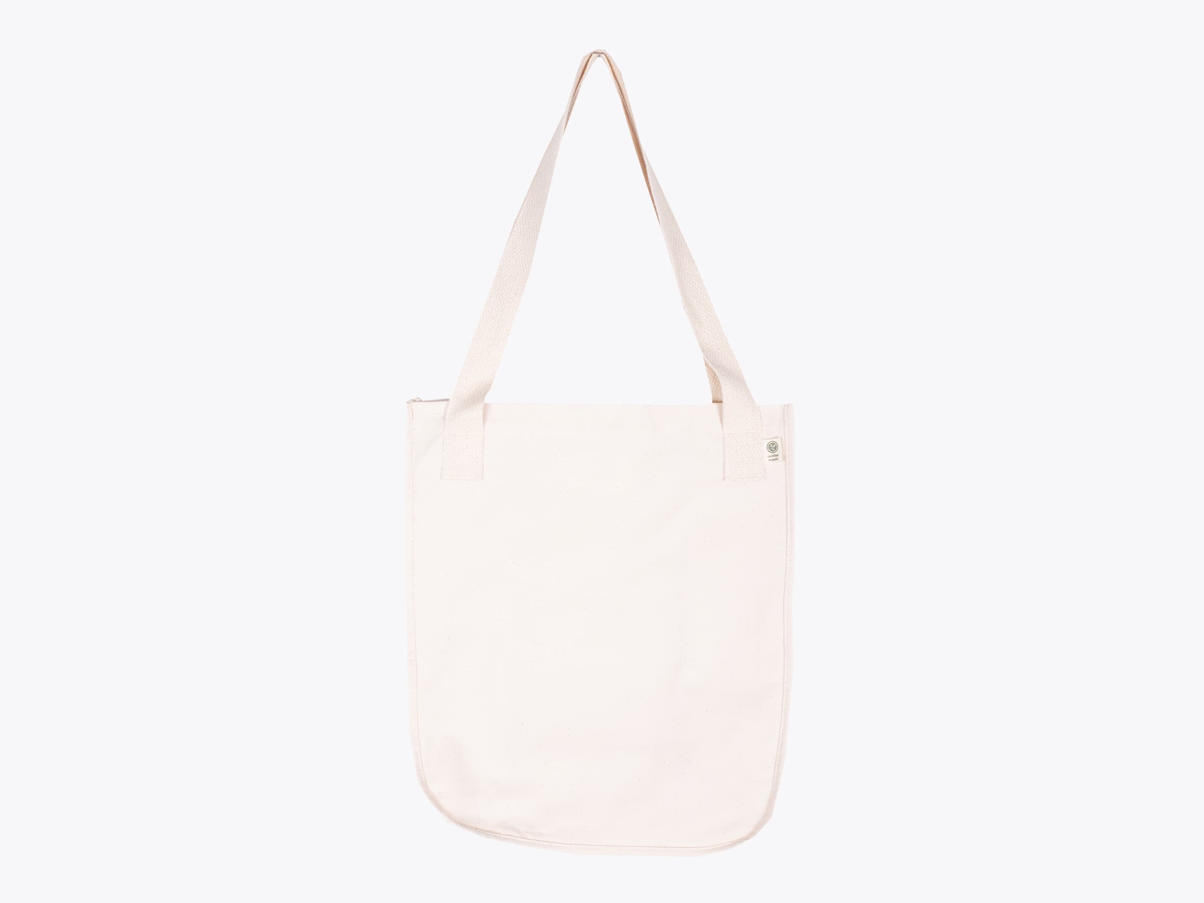 econscious EC8040 Organic Cotton Canvas Market Tote in Natural (size:one size fits most, view:front)