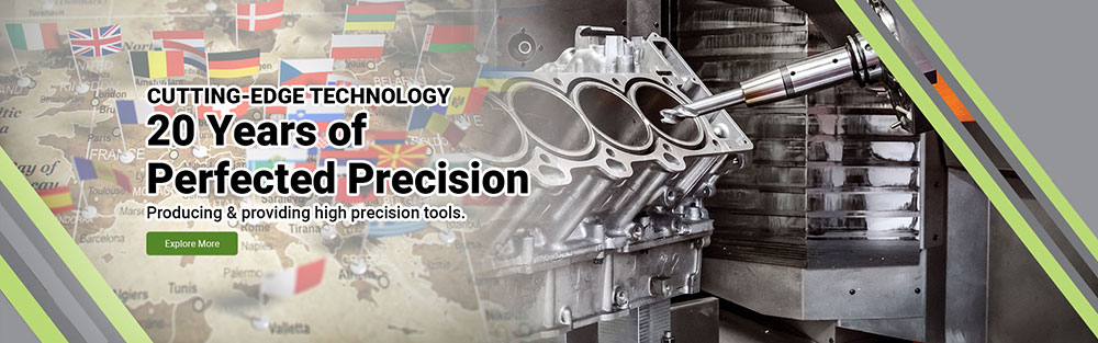 precision cutting tool banner design