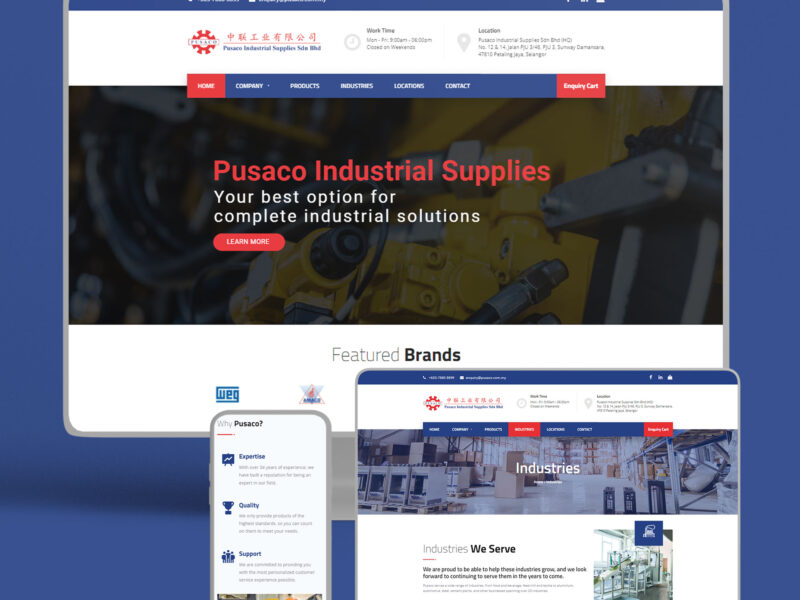 Pusaco website